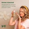 SoF Hydrating Foaming Hand Wash - With Organic Agave Nectar & Coconut Oil- Vegan & Non GMO- Free From Phthalates, Sulfates & Parabens- Sweet Almond - 8 oz Bottle 6 Pack view 3