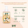 SoF Hydrating Foaming Hand Wash - With Organic Agave Nectar & Coconut Oil- Vegan & Non GMO- Free From Phthalates, Sulfates & Parabens- Sweet Almond - 8 oz Bottle 6 Pack view 4