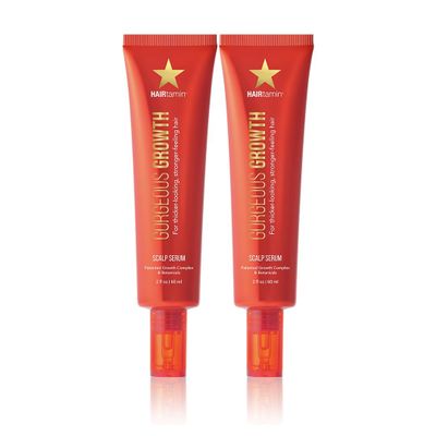 HAIRtamin Scalp Serum | Visibly Thicker, Nourished Hair and Healthy Scalp Treatment (Two Pack)