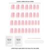 Dashing Diva Glaze Nail Strips - Jelly Glaze | Works with Any LED Nail Lamp | Long Lasting, Chip Resistant, Semicured Gel Nail Strips | Contains 34 Salon Quality Nail Wraps, 2 Prep Pad, 1 Nail File view 2