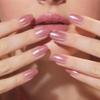 Dashing Diva Glaze Nail Strips - Jelly Glaze | Works with Any LED Nail Lamp | Long Lasting, Chip Resistant, Semicured Gel Nail Strips | Contains 34 Salon Quality Nail Wraps, 2 Prep Pad, 1 Nail File view 3