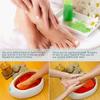 Bynetta 100pcs Paraffin Wax Foot Bath Liners, Feet Protectors Covers, Plastic Disposable Booties Treatment for Rough Dry Cracked Feet Reduce Dead Skin foot mask view 4
