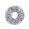OTYOU 6 Pack Sequins Hair Scrunchies Rich Tones Scrunchy Metallic Bobbles Elastic Hair Bands Ties Glitter Ponytail Bun Holders Hair Accessories for Women Girls (Silver) view 2