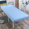ZYFAB Massage Table Sheet, Massage Couch Fitted Sheets for Beauty Salon Spa Forepart Hole Elastic All-Round Wrap Massage Bed Cover,Blue,185x70cm view 1