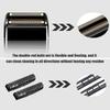 Shaver Replacement Foil and Cutters compatible with BaBylissPRO Barberology Double FXFS2 (2PC Black) view 3