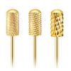 Nail Drill Bit Set, Corfulra 3pcs Safety Bits for Nail Drill, Tungsten Carbide Nail Drill Bits, Smooth Round Top Large Barrel Bits, Nail Supplies for Nail Tech to Remove Acrylic Nails (XF & M & XC) view 1