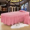 ZYFAB Quilted Beauty Bedskirt,Solid Salon Massage Table Bed Sheet Bedspread Massage Sheet SPA Bed Full Cover with Skirt,F,80 * 190cm view 1