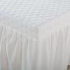 ZYFAB Quilted Beauty Bedskirt,Solid Salon Massage Table Bed Sheet Bedspread Massage Sheet SPA Bed Full Cover with Skirt,F,80 * 190cm view 3