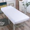 ZYFAB Massage Table Sheet, Massage Couch Fitted Sheets for Beauty Salon Spa Forepart Hole Elastic All-Round Wrap Massage Bed Cover,White,185x70cm view 1