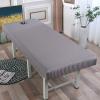 ZYFAB Massage Table Sheet, Massage Couch Fitted Sheets for Beauty Salon Spa Forepart Hole Elastic All-Round Wrap Massage Bed Cover,Gray,190x80cm view 1