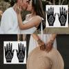 QSTOHENA 14 Sheets Henna Tattoo Stencils Kit for Hand Body Art, Indian Arabian Temporary Tattoo Template Mehndi Stencil Stickers view 2