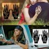 QSTOHENA 14 Sheets Henna Tattoo Stencils Kit for Hand Body Art, Indian Arabian Temporary Tattoo Template Mehndi Stencil Stickers view 4