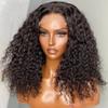 13x6 Deep Wave Bob Wigs Pre Plucked With Baby Hair Water Curly HD Transparent Lace Front Human Hair Wig for Women Brazilian Remy Hair Bleached Knots Glueless Natural Hairline 150% Density 10 Inch view 1