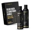 The Beard Struggle - Radiance Beard Wash & Conditioner Bundle - Gold Collection - Pack of 2, Valhalla's Gates - Nourish, Cleanse, Softens, & Strengthens Beard - Beard Wash and Conditioner for Men view 1