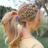 100 Pcs Thick Seamless Hair Ties, Ponytail Holders Hair Accessories No Damage for Thick Hair Christmas Gift(Rainbow Colors) view 4