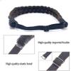 STHEJFB Braided Headband 5 Strands Synthetic Classic Chunky Elastic Braid Headband Women Ms Bohemian Trendy Hair Braid (brownish black) view 4