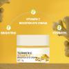 2PCS Turmeric Vitamin C Eye Cream for Wrinkle Dark Circles Under Eye Treatment Women Firm Hydrating brightening Correcting Turmeric Eyes moisturizer Cream view 4