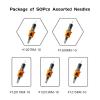 BIGWASP Energy Tattoo Cartridge Needles 50pcs Assorted Finger Ledge Tattoo Needle Round Magnum 0.35mm Mixed #12 Standard RM (7RM 9RM 11RM 13RM 15RM) for Tattoo Machine view 2