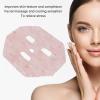 Face Eye Mask Jadestone Cover Face Massage Jadestone Sleeping Cover for Spa Dark Circles (Rose Quartz) view 3