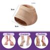 Moisturizing Heel Socks, 2 Pairs Soft Gel Lined Heel Socks for Dry Rough Cracked Feet, Gel Heel Repair Socks Overnight Moisturizing Spa Socks for Softening and Repairing Chapped Feet Skin Care (Skin) view 2