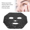 Face Eye Mask Jadestone Cover Face Massage Jadestone Sleeping Cover for Spa Dark Circles (Black) view 3