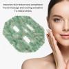 Face Eye Mask Jadestone Cover Face Massage Jadestone Sleeping Cover for Spa Dark Circles (Fuchsite Quartzite) view 4