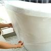 20pcs Travel Disposable Bath Bag Large Bathtub Liner Plastic Bag Thickened Plastic Film Hotel Bath Bag for Household and Hotel Bath Tubs view 2