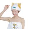 Ibluelover Cartoon Hair Drying Towel Cap Absorbent Head Wrap Soft Bath Shower Cap Hair Towel Hat Microfiber Dry Hair Cap Hair Turbans for Women Kids view 4
