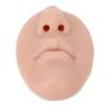 3pcs Silicone Nose Model, Fake Nose Lips, Piercing Practice Body Parts, Soft Elastic Reusable Piercing Nose Mannequin Teaching Tool (Medium Skin Color) view 2