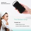 2 PC Silicone Body Scrubber, 2 in 1 Exfoliating Shower Bath Scrubber, Soft Silicone Loofah for Sensitive Skin, Shower Hair Scalp Massager, Easy to Clean, Lather Well (Black&Green) view 3
