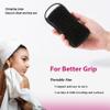 2 PC Silicone Body Scrubber, 2 in 1 Exfoliating Shower Bath Scrubber, Soft Silicone Loofah for Sensitive Skin, Shower Hair Scalp Massager, Easy to Clean, Lather Well (Black&Purple) view 3