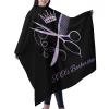 MLIANCEN Custom Barber Cape Add Your Text or Logo Personalized Hairdresser Salon Cape for Men, Customized Hair Cutting for Home Salon Barbershop view 2