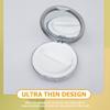 Lurrose Setting 2pcs Loose Compact Container with Puff Empty Portable Plastic Case Loose Compact Case with Mirror Makeup Sponge view 4