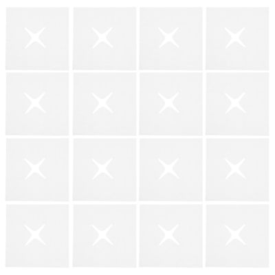 Healifty 100pcs Disposable Massage Headrest Pads Soft Safety Face Pillow Covers for Beauty Salons and Home Use Comfortable X-Shaped Hole Design White Thickened Material