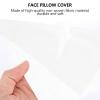 Healifty 100pcs Disposable Massage Headrest Pads Soft Safety Face Pillow Covers for Beauty Salons and Home Use Comfortable X-Shaped Hole Design White Thickened Material view 4