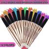 OVIQERKI 18 color eyeshadows stick shimmer,Highlighter waterproof eyeshadow pen,Colour pop eye makeup (Lavender Purple #08) view 2