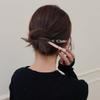 KALLORY 4Pcs Acetate Hair Sticks, Tortoise Shell Hair Pin Leopard Hairpins Hair Styling Tools for Girls Women view 3