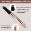 OVIQERKI 18 color eyeshadows stick shimmer,Highlighter waterproof eyeshadow pen,Colour pop eye makeup (Brown shimmer # 07) view 3