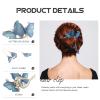 KALLORY 2pcs Butterflies Hairpin Temperament Butterflies Tassel Hair Clip Women Hair Barrettes view 2