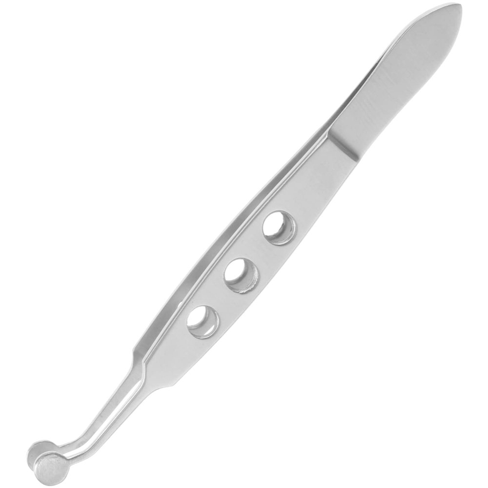 ULTECHNOVO Eyelash Slant Handmade Professional Eyebrow Facial Hair Remover Curved Pointed Precision Crafted Beauty Tool 2 Lash