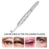 ULTECHNOVO Eyelash Slant Handmade Professional Eyebrow Facial Hair Remover Curved Pointed Precision Crafted Beauty Tool  2 Lash view 2