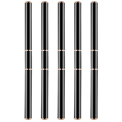 minkissy 5pcs Dual-ended Nail Art Liner Brush for Nail Painting and Decoration Design for Home Manicure and Professional Salon Use
