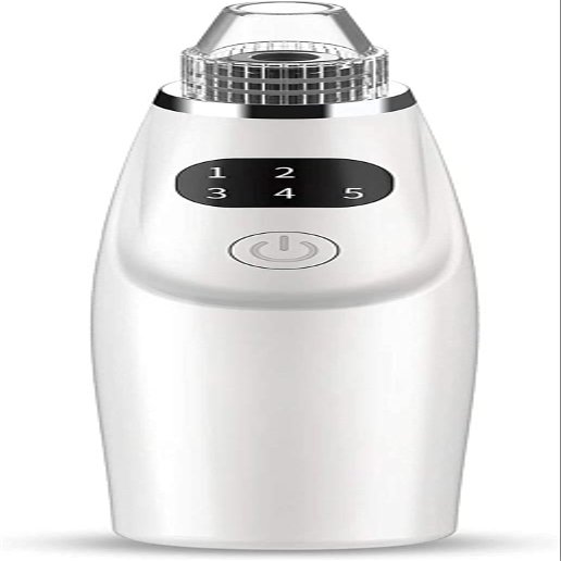 EZAGMWGFB Blackhead Remover Pore Vacuum, Acne Comedone Tool, USB Rechargeable with LED Display, 5 Suction Power and Probes for Deep Cleaning