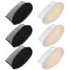 minkissy 6pcs Hair Styling Sponge Comb for Women White Black Hair Shaper Tools Easy to Use Accessories for Weddings Parties and Everyday Styles view 1