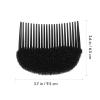 minkissy 6pcs Hair Styling Sponge Comb for Women White Black Hair Shaper Tools Easy to Use Accessories for Weddings Parties and Everyday Styles view 2
