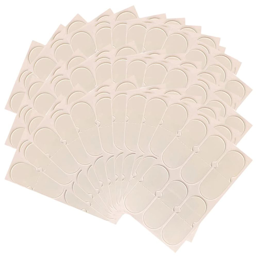 KALLORY 60pcs Ear Tape Correction Stickers Behind Ear Corrector Cosmetic Ear Patch to Creat V-Shaped Face Transparent Ear Clean