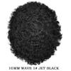 10mm Afro Wave Toupee for Black Men 8X10 Inch All PU Injected Human Hair System Units Kinky Curly Man Wigs Black Men Hair Units view 2