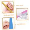 Beavorty 10pcs Compact Sponge Nail Files Washable Nail Buffing Tools for Manicure Pedicure Multi-Color Filing Strips view 2