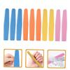 Beavorty 10pcs Compact Sponge Nail Files Washable Nail Buffing Tools for Manicure Pedicure Multi-Color Filing Strips view 3
