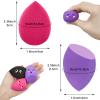 12 Pieces Professional Makeup Sponge Set,Latex Free Flawless Soft Setting Face Puffs,Multicolor Makeup Blending Sponge Cosmetic Applicator for Powder,Liquid,Facial Makeup Tools view 2